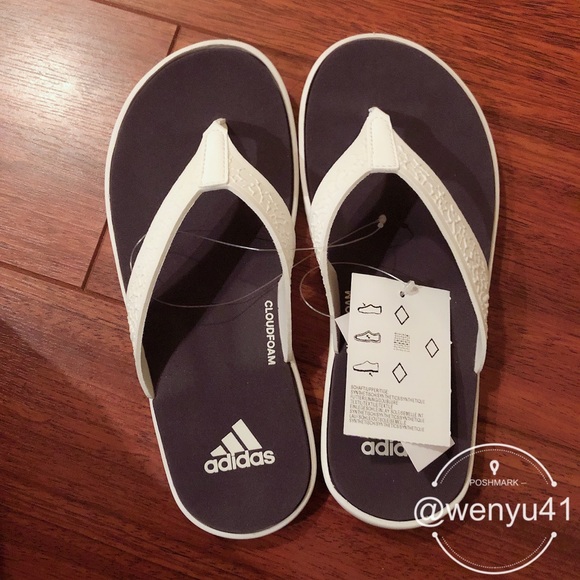men's adidas swim beachcloud slippers
